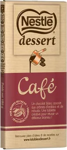 NESTLE DESSERT Chocolat blanc Café 180g