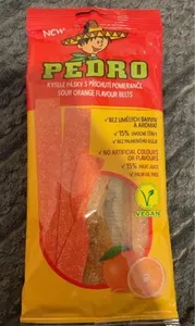 kyselé pásky s příchutí pomeranče