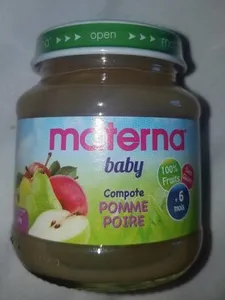 Compote pommel poire