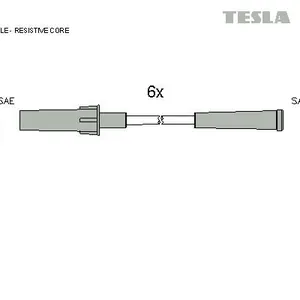 Tändkabelsats TESLA T477B