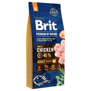 Brit Premium by Nature Adult M - Ekonomipack: 2 x 15 kg