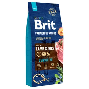 Brit Premium by Nature Sensitive med lamm & ris - Ekonomipack: 2 x 15 kg