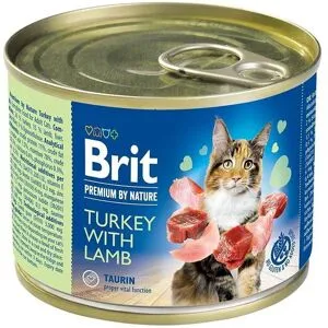 Brit Premium By Nature Cat Turkey With Lamb 200 G
