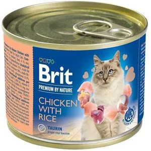 Brit Premium By Nature Cat Chicken With Rice 200 G