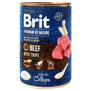 Brit Premium by Nature 6 x 400 g - Nötkött med våm
