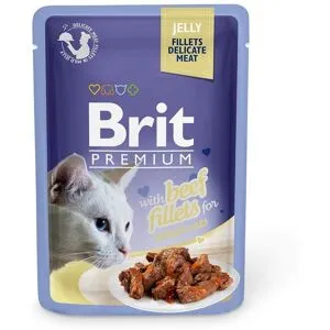 Brit Premium Pouches Fillets In Jelly With Beef