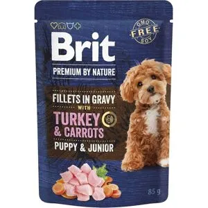 Brit Premium By Nature Dog Puppy & Junior Turkey & Carrot 85 G