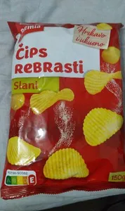 Čips rebrasti