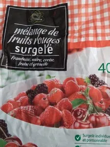 Mélange de fruits rouges surgelés