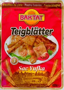 Teigblätter Sac Yufka