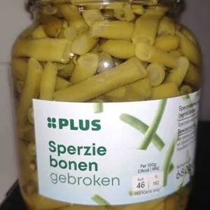 Sperziebonen gebroken