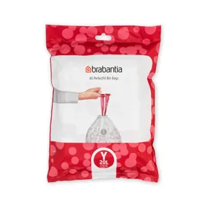 Avfallspåsar Brabantia PerfectFit, Y, 20L, 40 st