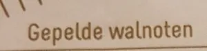 Gepelde walnoten