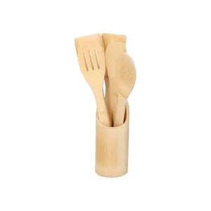 Set med Köksredskap - Bambu - 5 Delar