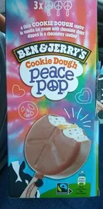 Ben&Jerry's Cookie Dough Peace Pop 3stk