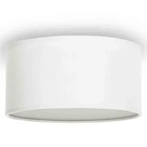 Taklampa Textil Ø20cm Vit