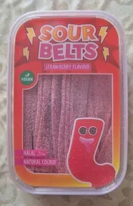Sour Belts Strawberry Flavour