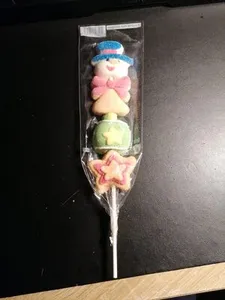 Gezuckerte schaumzuckerware  Schneemann