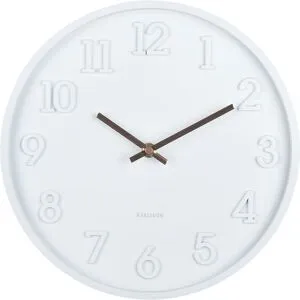 Karlsson Calma väggklocka KA6041WH