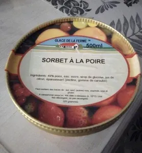 Sorbet à la poire