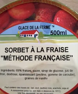 Sorbet à la fraise