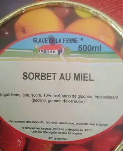 Glace  miel ferme de dilhac
