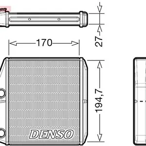 Värmepaket DENSO DRR09101
