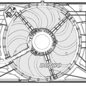 Kylfläkt DENSO DER09073