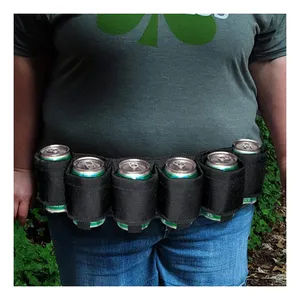 Ölbälte med plats för 6 öl