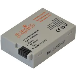 Jupio kamerabatteri 1120mAh för Canon LP-E8 (1 st Batteri)