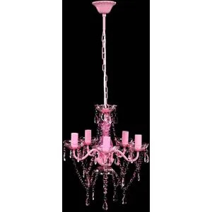 vidaXL Ljuskrona rosa