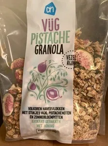 Granola met pistachenoten en gevriesdroogde vijg