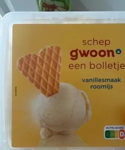 Vanillesmaak roomijs