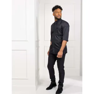 Le Nouveau Chef Fabian kockjacka; Storlek XS; Svart