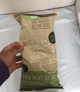 Lentil crisps sea salt