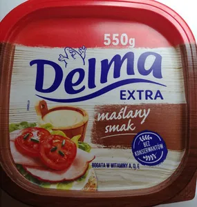 Margaryna półtłusta o smaku masła, 39% tłuszczu.