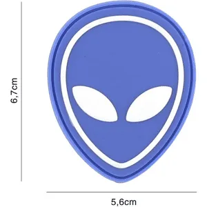 101 INC PVC Patch - Alien (Färg: Blå)