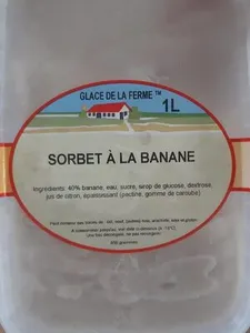 Sorbet à la banane