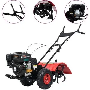 vidaXL Bensindriven jordfräs 6,5 HK 196 cc