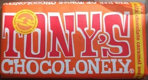 Belgian Fairtrade milk chocolate with caramel pieces and sea salt