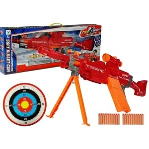 Nerf Fire Storm - NURF leksakspistol - 75 cm - med mål - röd