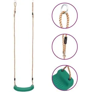 vidaXL Barngunga grön