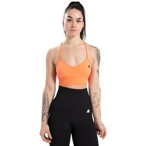 Gorilla Wear Olivia Seamless Sports Bra Peach S/m