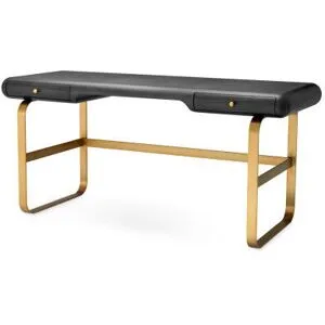 Eichholtz Nathaniel skrivbord charcoal grey