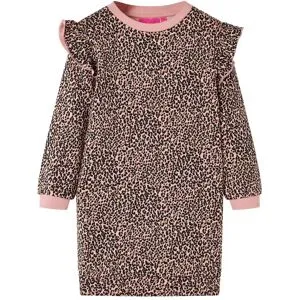 vidaXL Klänning för barn mellanrosa 104