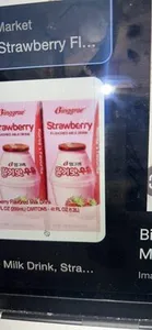 Strawberry Flavored Milk Drink