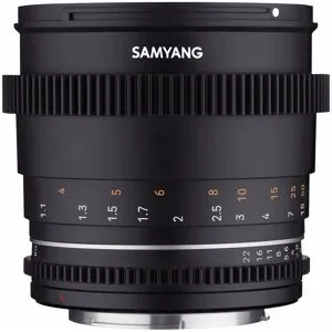 Samyang 85mm T1,5 VDSLR MK2, för Canon EF-fattning
