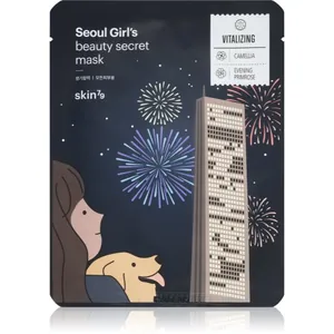 Skin79 Seoul Girl's Beauty Hemlig uppstramande vävnadsmask för ansiktskontur 20 g