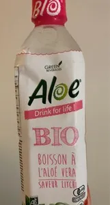 Boisson à l'aloé vera saveur litchi