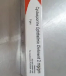 cyclosporine ophthalmic ointment 2mg/gm 5gm